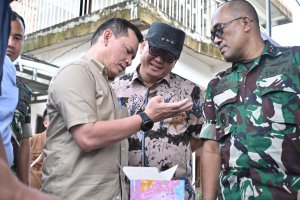 Pj. Bupati Banyuasin dan Pj Gubernur Sumsel Tinjau Perum Bulog Tanjung Lago