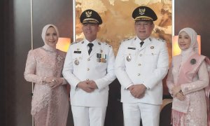 Presiden Prabowo Lantik Bupati dan Wakil Bupati OKU Bersama Sejumlah Kepala Daerah