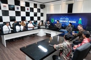 Bupati Muba HM Toha Kunjungi Dinkominfo, Tekankan Pentingnya Soliditas dan Kolaborasi