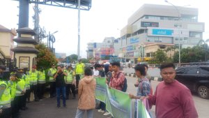 Demi Keadilan, Massa Lentera Hijau Sriwijaya Serukan Aksi Damai di Palembang
