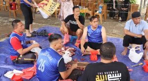 Momen Idul Adha, Polres Muba Sembelih 34 Hewan Qurban