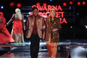 Swarna Songket Nusantara 2025: Gubernur Herman Deru dan Tokoh Sumsel Tampil Elegan di BKB