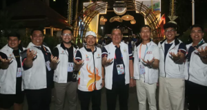 Kontingen Sumsel Tampil Semangat di FORNAS VIII Mataram