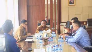 Walikota Prabumulih Terima Audensi Pimpinan Bank Sumsel Babel Cabang Prabumulih