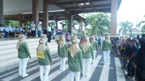 Meriahkan HUT RI ke 80, 237 Regu Ikuti Lomba Gerak Jalan