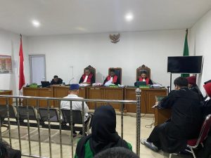 Ketuk Hati Hakim, Amin Mansur dan Yudi Herzandi Bacakan Pledoi Mohon Dibebaskan