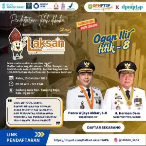 Pemkab Ogan Ilir Gelar Program Laksan SAPA Titik ke-8: Dorong UMKM Legal dan Naik Kelas