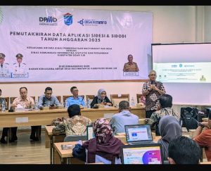 Kadis Kominfo Statistik dan Persandian Jadi Narasumber Kegiatan Pemuktahiran Aplikasi SIDESI dan SIDODI
