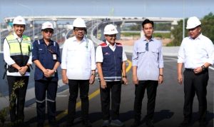 Bupati Ogan Ilir Mendampingi Wapres RI Gibran Rakabuming Raka Tinjau Progres Pembangunan Tol Palembang-Betung