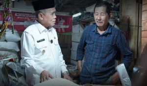 Wabup Ardani Sidak ke Pasar Indralaya, Harga Bahan Pokok Terpantau Stabil