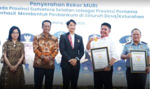 Wakil Bupati Ogan Ilir Menghadiri Peresmian Pos Bantuan Hukum (POSBANKUM) Desa Kelurahan oleh Menteri Hukum Republik Indonesia