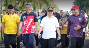 HAORNAS 2025 Meriah, Pemkab Ogan Ilir Gelar Jalan Santai & Senam Bersama Sekaligus Lepas Kontingen PORPROV
