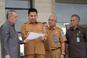 Bupati Ogan Ilir dan Ketua Pengadilan Tinggi Palembang Tinjau Lokasi Pembangunan Kantor Pengadilan Negeri Ogan Ilir