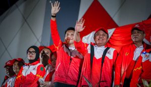 Beri Semangat Para Atlit, Bupati Ogan Ilir Hadiri Penbukaan Porprov ke XV di Sekayu