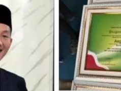 Bupati Asgianto Raih Penghargaan “Adhi Bakti Tani Nelayan” dari KTNA Pusat