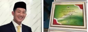 Bupati Asgianto Raih Penghargaan “Adhi Bakti Tani Nelayan” dari KTNA Pusat