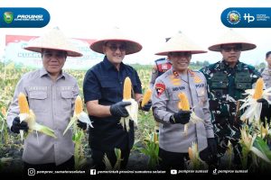 Sekda Sumsel Edwar Candra Hadiri Panen Raya Serentak