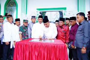 Resmikan Masjid di Karang Anyar, Ini Pesan Bupati Muba