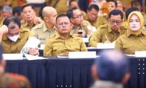 Wali Kota Prabumulih, H. Arlan, Menghadiri High Level Meeting Rapat Koordinasi dan Capacity Building TPID dan TP2DD se-Sumatera Selatan