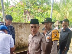 Polres Ogan Ilir Melalui Polsek Muara Kuang Dampingi Wakil Bupati Ogan Ilir Tinjau Lokasi Banjir Sekaligus Laksanakan Patroli di Daerah Terdampak