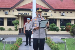 Jelang Ramadan 1447 H, Kapolres Ogan Ilir Tekankan Kebersihan Mako dan Sampaikan Commander Wish serta Motto Kapolda Sumsel Saat Apel Pagi