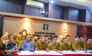Pemkot Prabumulih Ikuti Harmonisasi Raperda dan Raperda di Kanwil Kemenkumham Ssumsel