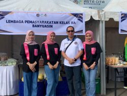 Dukung Gerakan Cinta Produk Narapidana, Lapas Banyuasin Ramaikan Bazar HBP ke-62