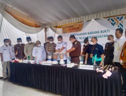 Bupati Ogan Ilir Tegaskan Perang Terhadap Narkoba Saat Hadiri Pemusnahan Barang Bukti Inkracht di Kejari
