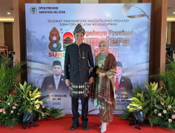 Ketua DPRD Ogan Ilir Hadiri Paripurna HUT ke-80 Sumsel, Tegaskan Komitmen Sinergi Pembangunan