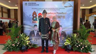Ketua DPRD Ogan Ilir Hadiri Paripurna HUT ke-80 Sumsel, Tegaskan Komitmen Sinergi Pembangunan