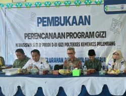 Mahasiswa Gizi Poltekkes Palembang Turun ke Tanjung Raja, Awali Praktik Lapangan Susun Program Gizi Berbasis Data