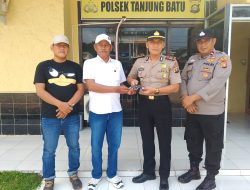 Masyarakat Serahkan Senpi Rakitan, Polsek Tanjung Batu Ogan Ilir Apresiasi Kesadaran Warga Dukung Operasi Senpi Musi 2026