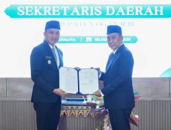 Bupati Panca Wijaya Akbar Lantik Dicky Syailendra sebagai Sekretaris Daerah Definitif Kabupaten Ogan Ilir