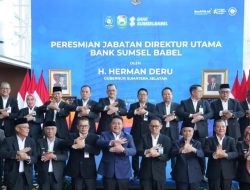 Wakil Bupati Ogan Ilir Hadiri Pelantikan Dirut Bank Sumsel Babel, Dukung Penguatan Ekonomi Daerah