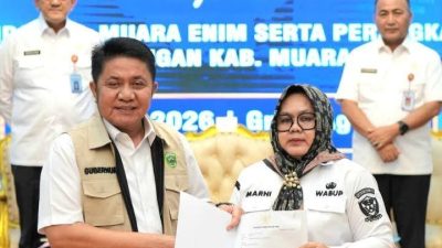 Bupati Muara Enim Jalani Proses Hukum, Gubernur Sumsel Tunjuk Wabub Sumarni sebagai Plt Bupati