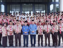 Wabup Ardani Lepas Kontingen Pramuka Ogan Ilir ke Jamda Sumsel IX 2026, Pesan Jaga Nama Baik Daerah