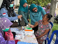 Dinkes Ogan Ilir dan TP PKK Gencarkan Deteksi Dini Penyakit Tidak Menular di Desa Mekarsari