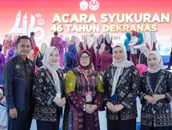 Hadiri HUT ke-46 Dekranas, Ketua Dekranasda Muba Patimah Toha Nyatakan Siap Dukung Sumsel Jadi Tuan Rumah Nasional