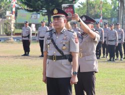 Wakapolres Ogan Ilir Pimpin Pelantikan Kasihumas, Tegaskan Pentingnya Peran Humas Polri