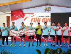 Bupati Ogan Ilir Bersama Wakapolda Sumsel Meriahkan Bhayangkara Ogan Ilir Fun Run 2026