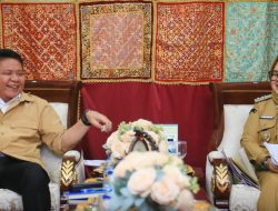 Plt Bupati Muara Enim Silahturahmi dengan Gubernur Herman Deru