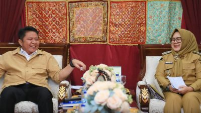 Plt Bupati Muara Enim Silahturahmi dengan Gubernur Herman Deru