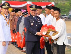 Warga Binaan Warga Binaan Lapas Tanjung Raja Terima Remisi Umum HUT ke-81 RI, Bupati Ogan Ilir Serahkan SK Secara Simbolis