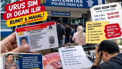 Urus SIM di Ogan Ilir Dikeluhkan: Tarif Resmi Rp120 Ribu, Warga Klaim Rogoh Kocek hingga Rp1,5 Juta