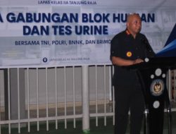 Razia Gabungan di Lapas Tanjung Raja, HP dan Narkoba Nihil, 20 Warga Binaan Negatif Tes Urine