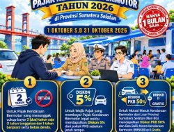 Sumsel Kembali Laksanakan Pemutihan Pajak Kendaraan Bermotor