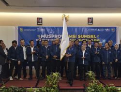 Jon Heri Kembali Dilantik sebagai Ketua SMSI Sumsel