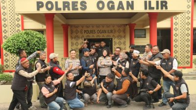 Kapolres Ogan Ilir Apresiasi Forum Jurnalis Caram Seguguk Sebagai Mitra Strategis Polri