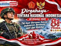 Dirgahayu TNI ke-81, TNI Kuat Bersama Rakyat untuk Indonesia Berdaulat